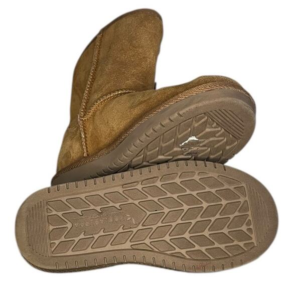 Girls Koolaburra By UGG Victoria Short 1019372 Suede Snow Boots Size 4 Brown - Picture 5 of 6